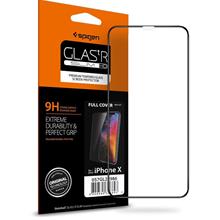 iPhone X / XS - Spigen Edge to Edge Case-Friendly Tempered Glass