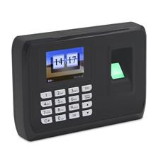 QNIGLO USB Report Fingerprint Attendance Punch Card Machine(Black)