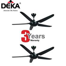 TWIN PACK-DEKA Kronos 5-Blade Ceiling Fan F5P with Remote Control