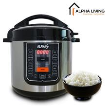 Alpha S 6L Electric Pressure Cooker (10+1 Cooking Programs)Timer 1000W (KEA022