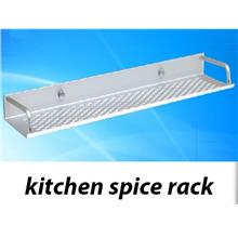 Shelf space aluminum frame pendant kitchen spice rack shelving racks b