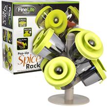 Fine Life Pop-up 6 Containers Spice Rack Storage Tree TV PRODUCT