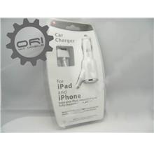 Genuine Yingde Apple iPad iPhone 4 4s 3 2 iPod Touch 3 Pin Car Charger