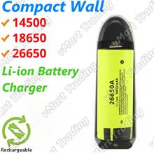 Compact 14500 18650 26650 Li-ion Battery Charger