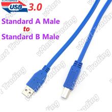 USB 3.0 A Male to B Male USB3.0 Printer Scanner Cable