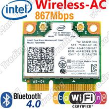 Intel Dual Band Wireless-AC 7260 Plus Bluetooth 4.0 [Mini-PCIe]