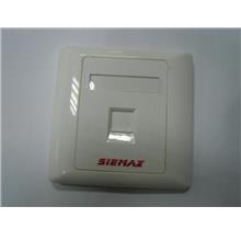 SIEMAX RJ-45 UTP LAN Network Single 1 Port Face Plate Faceplate Wall P