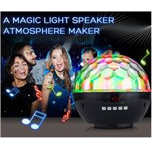 Dreamy Colors Disco Light Bluetooth Speaker (Black)