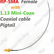 RP-SMA Female with 1.13mm Mini-Coax Coaxial Pigtail