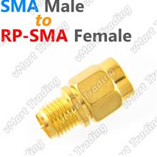 I Connector SMA Male to RP-SMA Female Straight Adapter