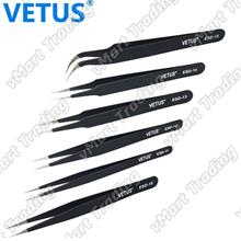 VETUS ESD Safe Precision Tweezers Bundle [1 set 6 pieces]