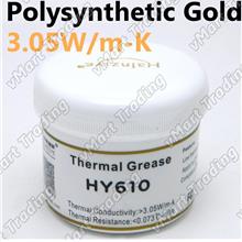 HY610 High Performance Polysynthetic Gold Thermal Paste [100g]