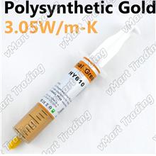 HY610 High Performance Polysynthetic Gold Thermal Paste [30g]