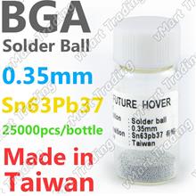 PMTC Sn63Pb37 BGA Solder Ball  25K 0.35mm