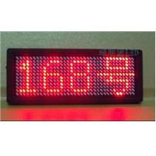 LED badge sign Scrolling advertising/business card show display