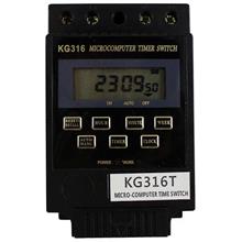 KG316T AC 220V LCD Digital DIN mounted Microcomputer Timer Switch