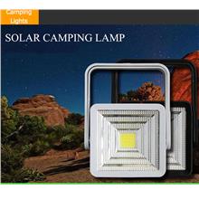 USB + Solar Rechargeable LED Lamp + Power Bank