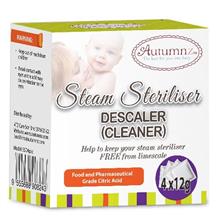 Autumnz Steam Steriliser Descaler (Cleaner)- Citric Acid 4 sachets