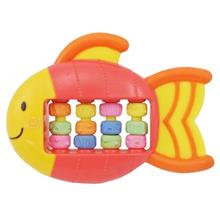 Lucky Baby: Whizzy Rattle Teether - Roller Fish