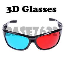 Plastic  Anaglyphic Blue&Red TV Movie 3D Glasses 1122.1 