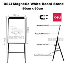 90*60cm DELI 7890 Magnetic Easel White Board Whiteboard Stand 2153.1
