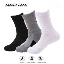 Super Elite Premium Middle Cut Compression Sports Socks Suitable for Running B