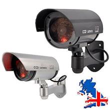 Dummy Fake Outdoor Indoor CCTV Security Camera CAM Blinking LED Night