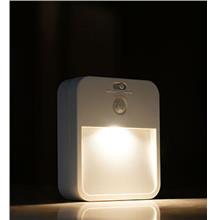 LED EMX Wall Light With Sensor, Matte White Square