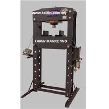 Hydraulic Shop Press 50 Ton with Gauge Manual & Pneumatic Air  