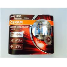 OSRAM Night Breaker Laser H4 +130% Xenon White Headlight Car Bulb