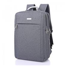 Grey Monarchy Leisure Laptop Backpack Casual School Bag Travel