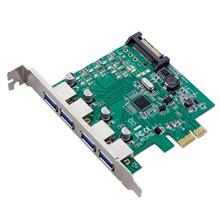 PCI-E USB 3.0 D720201 4 USB Ports PCIe PCI Express Card Adapter