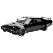 Jada Fast &amp; Furious 8 1:24 DIECAST Dom''s Plymouth GTX Car Black Colo