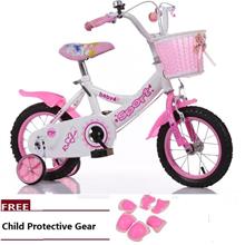 Sweet princess children bike macarons metal Kids bicycle Gear 14Inch