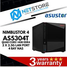 ASUSTOR NIMBUSTOR 4 AS5304T - QUAD CORE | 4GB DDR4 | 4 BAY NAS