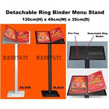 Cafe Restaurant Office Menu Display Stand Ring Binder Anti-Slip 2202.1