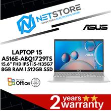 ASUS LAPTOP 15 A516E-ABQ1729TS 15.6” FHD|i3-1135G7|8GB RAM|512GB SSD