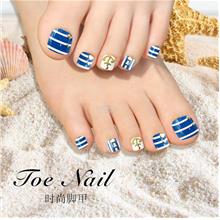 24pcs/box Pedicure False Toes,Cover Ugly Fungus,Durable,Natural Short