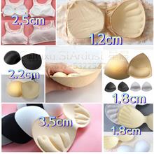 High Quality-Thick Push Up-Chest Pad One Piece Sponge Insert Bra Cup