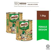 Nestle MILO 1.5kg Limited Edition x2 tins - Female Design)