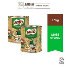 Nestle MILO 1.5kg Limited Edition x2 tins - Male Design)