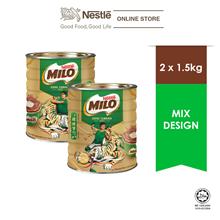 Nestle MILO 1.5kg Limited Edition x2 tins - Male  & Female Design