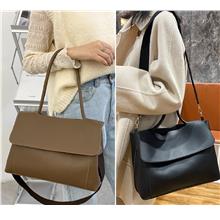 Woman Simple &amp; Solid Flap Shoulder Bag Handbag Messenger Beg
