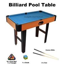 1.3m 125cm Sports Snooker Billiard Pool Table Balls Cues 2515.1