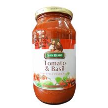 SAN REMO Tomato &amp; Basil Sauce 500g