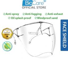 BioCare Glass Full Face Shield Adult Transparent Protective