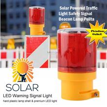 Solar Power Flash Led Warning Boat Car Signal Light Emergency Lamp