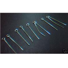 Silver Gold 100p Eyepins 2.5cm Nickel Plated 3.5cm 4cm Findings Craft