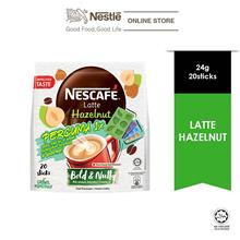 NESCAFE Latte Hazelnut 20x24g FREE Ice Tray [Exp : Nov'22]