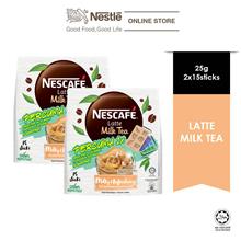 NESCAFE Latte Milk Tea 15x25g FREE Ice Tray, x2 packs
